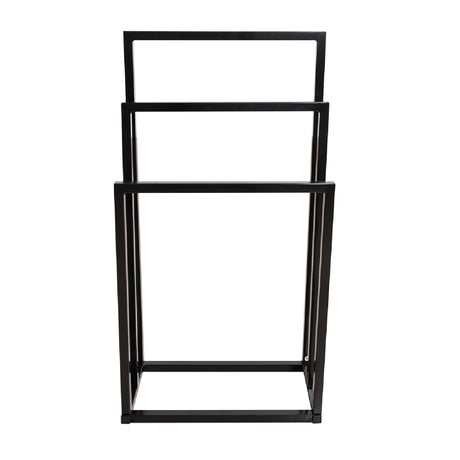 Black Freestanding Towel Rack | OROA - www.oroa.com