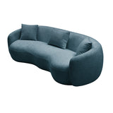 Mid Century Modern Curved Sofa | OROA