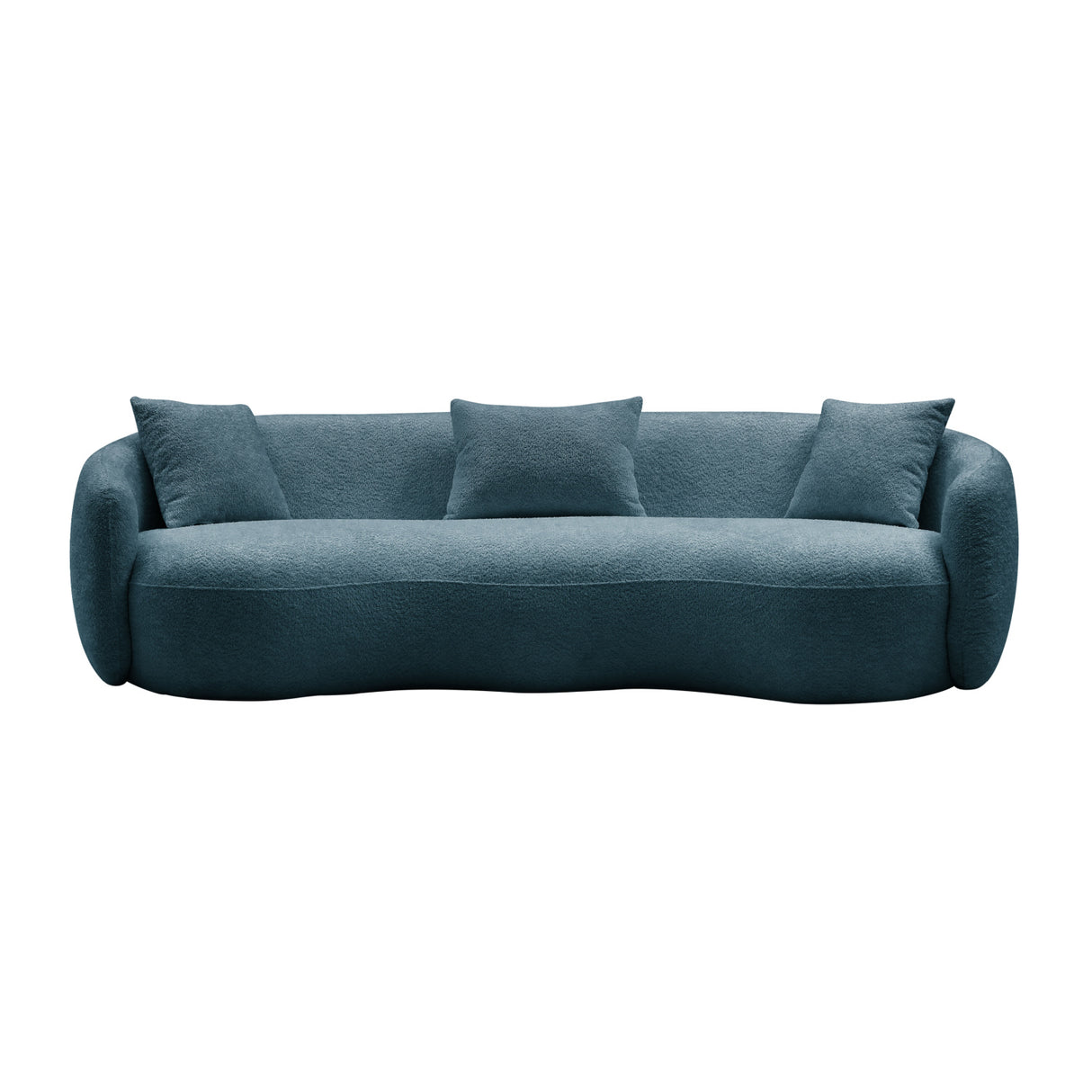 Mid Century Modern Curved Sofa | OROA