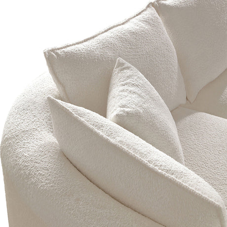 Ingenious Shape Beige Sofa | OROA