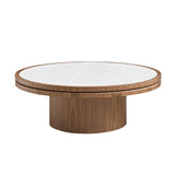 Round Walnut Coffee Table | OROA