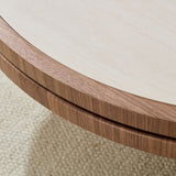 Round Walnut Coffee Table | OROA