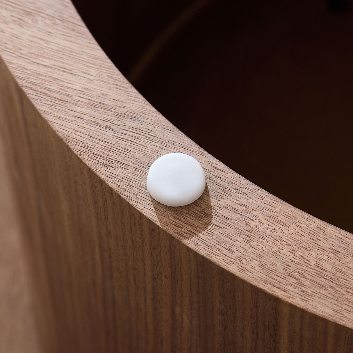 Round Walnut Coffee Table | OROA