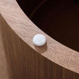 Round Walnut Coffee Table | OROA