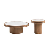 Round Walnut Coffee Table | OROA