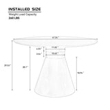 Round Dining Table Modern | OROA