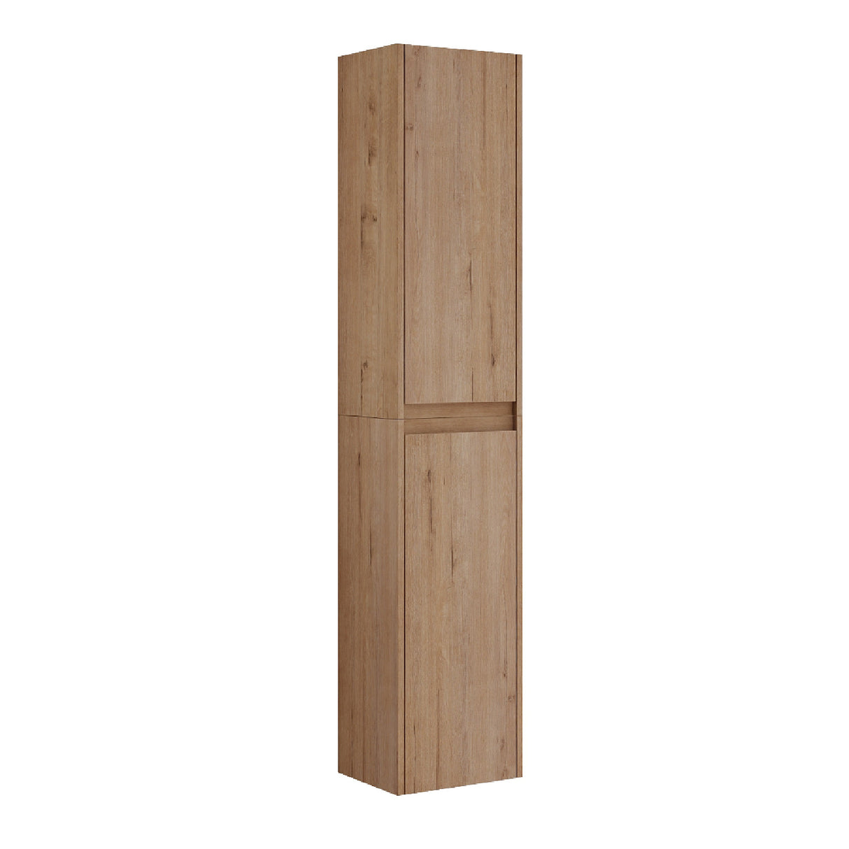 12" Imitative Oak Wall-Mounted Bathroom Side Cabinets | OROA - www.oroa.com