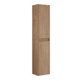 12" Imitative Oak Wall-Mounted Bathroom Side Cabinets | OROA - www.oroa.com