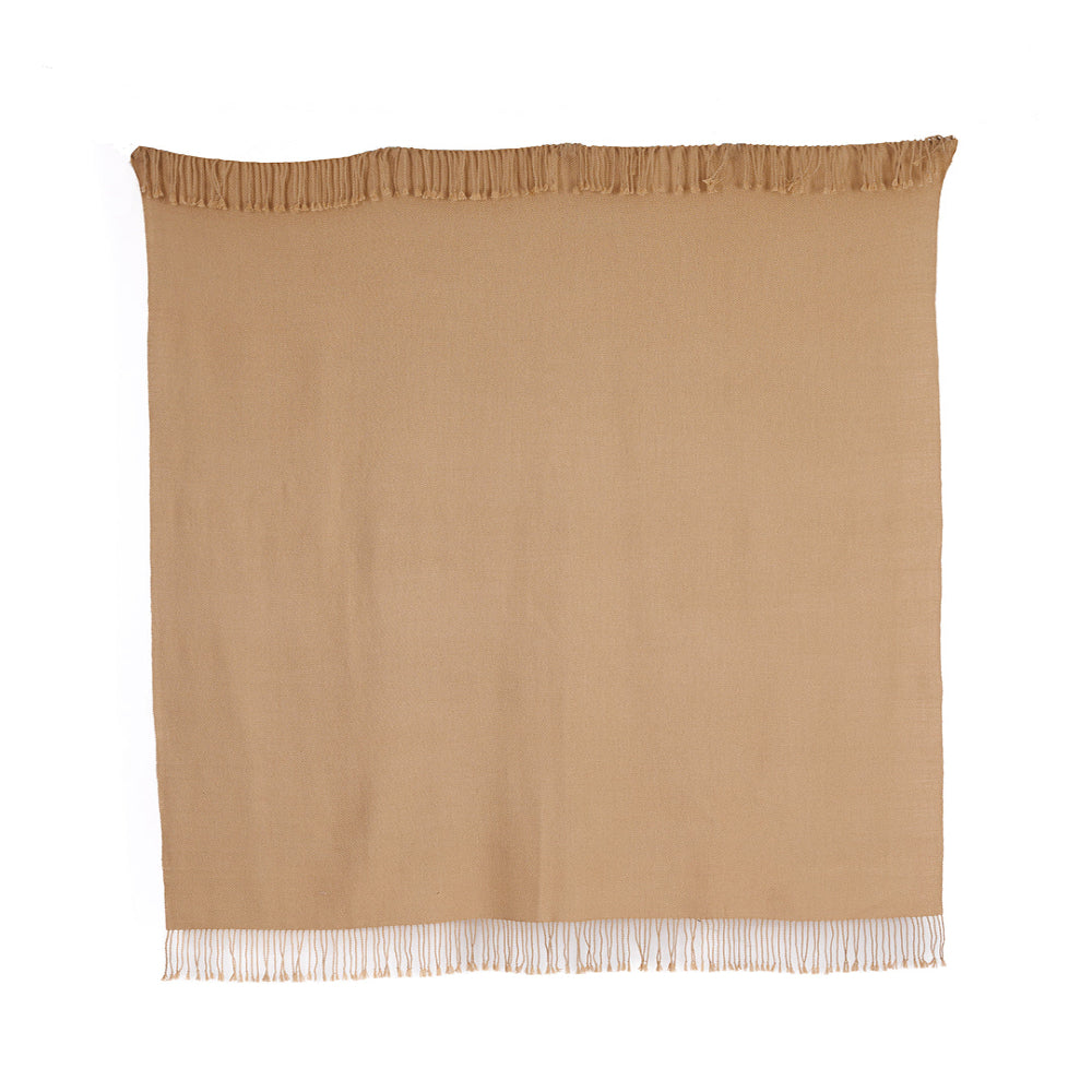 Hand-loomed Undyed 100% Baby Alpaca - Throw Blanket - OROA