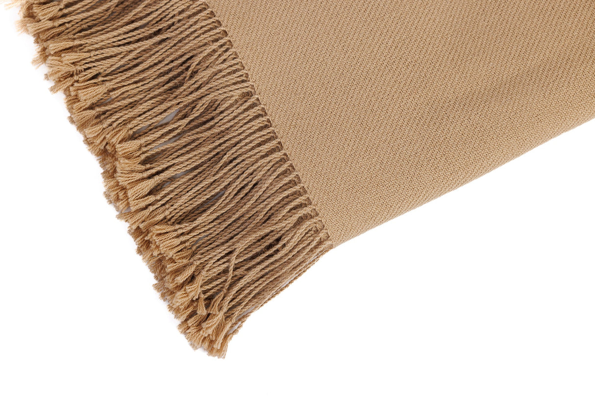 Hand-loomed Undyed 100% Baby Alpaca - Throw Blanket - OROA