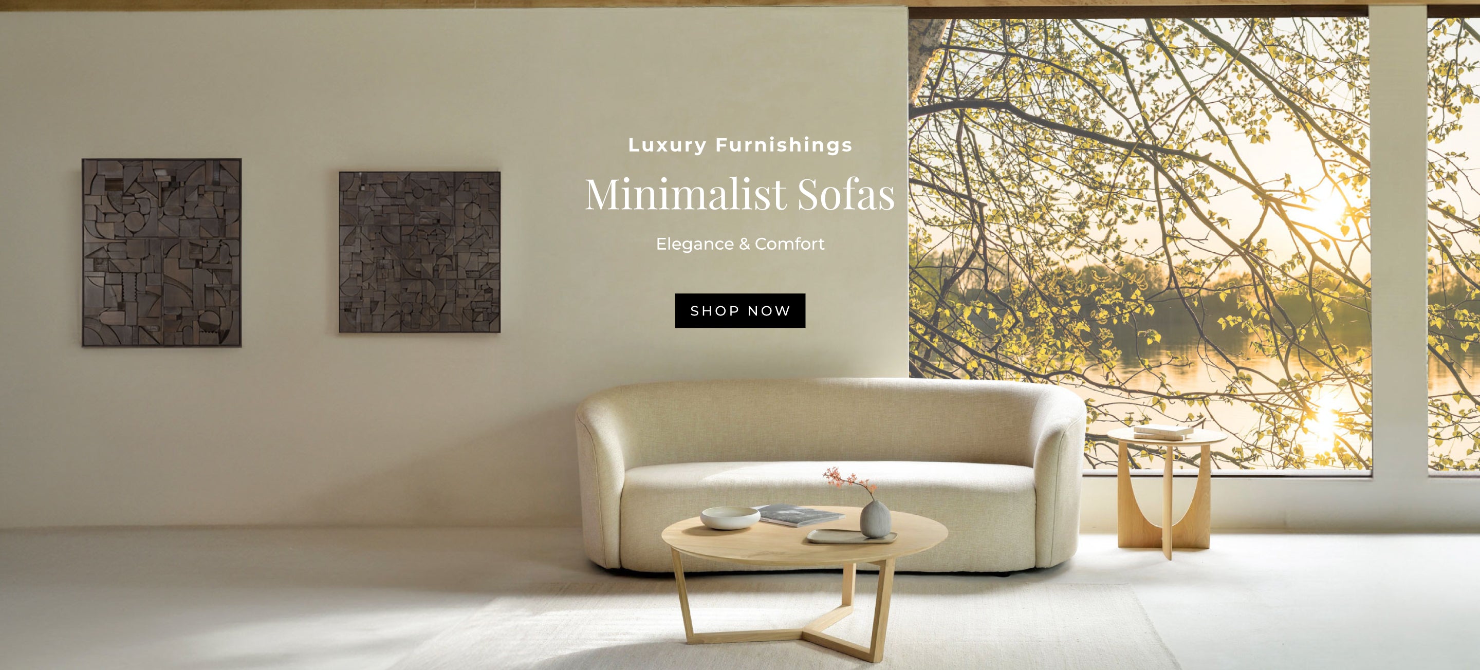 Minimalist Sofa, Ethnicraft, Luxury Furniture, Lighting & Dercor, Modern