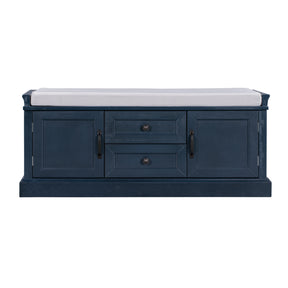 Modern European furniture - TREXM Wooden Storage Bench - www.oroa.com