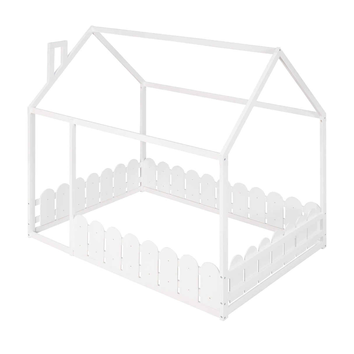 Full Size Wood Bed Frame | OROA Kids
