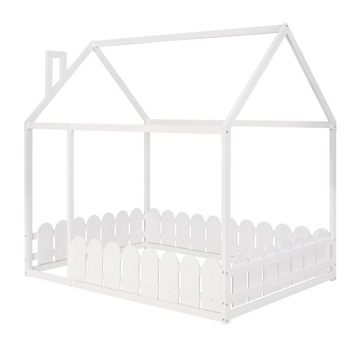 Full Size Wood Bed Frame | OROA Kids