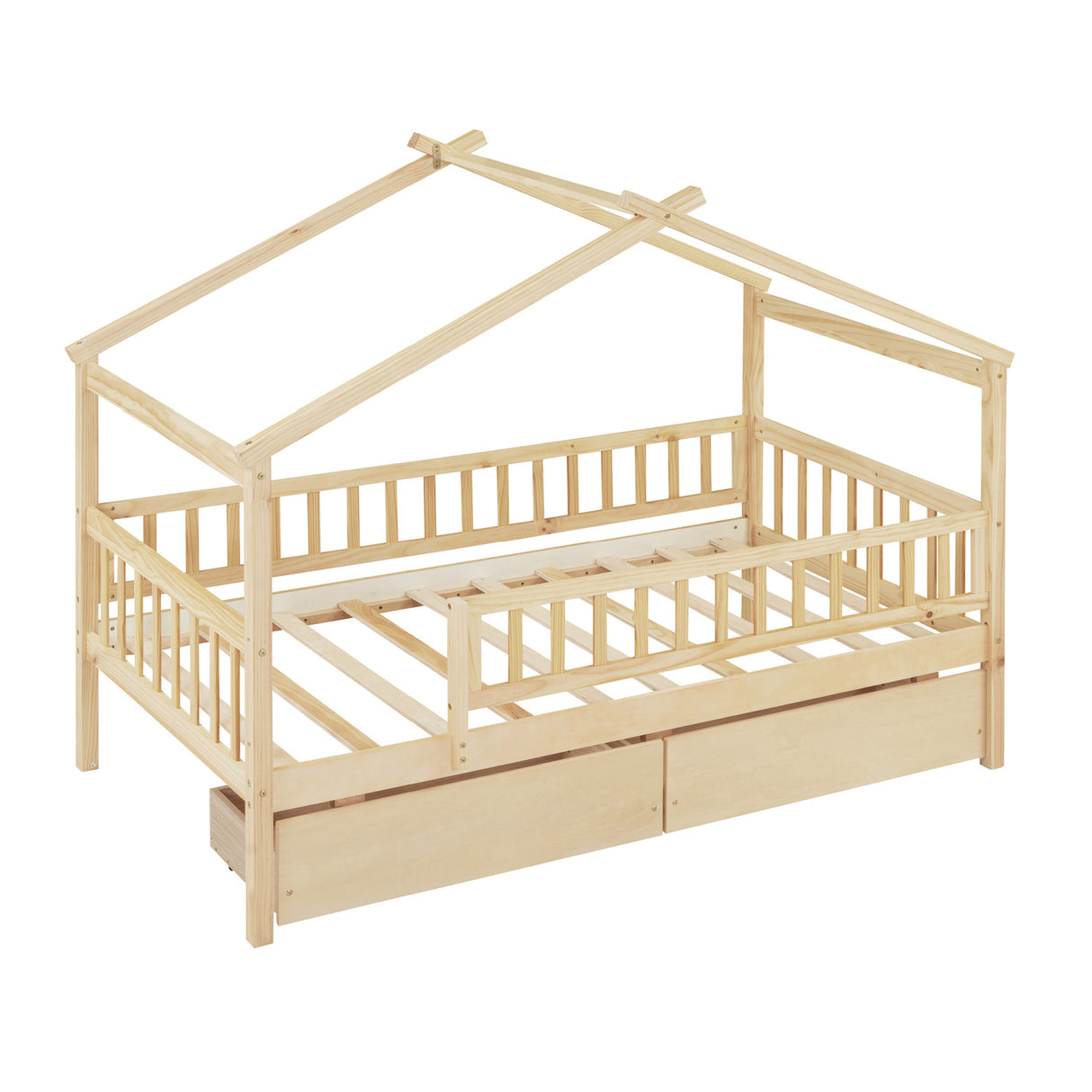 Twin Size Wooden House Bed | OROA Kids