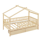 Twin Size Wooden House Bed | OROA Kids