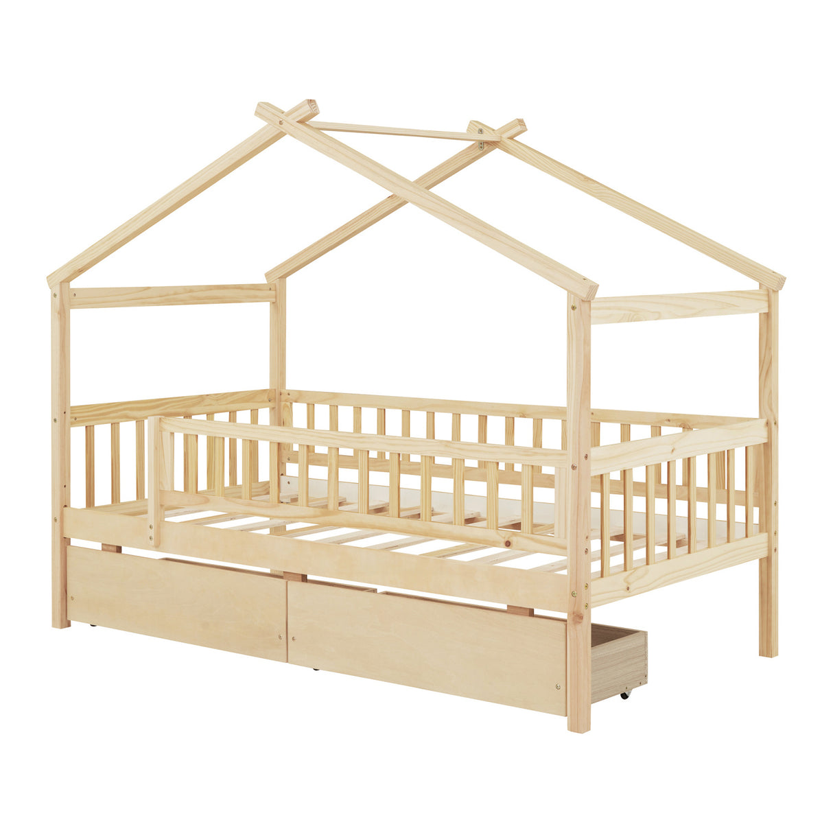 Twin Size Wooden House Bed | OROA Kids