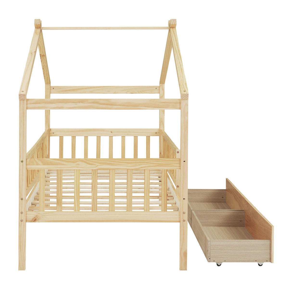 Twin Size Wooden House Bed | OROA Kids
