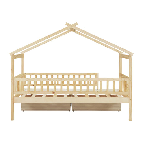 Twin Size Wooden House Bed | OROA Kids