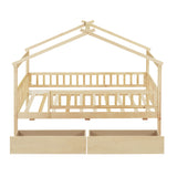 Twin Size Wooden House Bed | OROA Kids