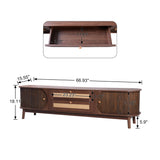 Modern European furniture - Natural Rattan Media Unit - www.oroa.com
