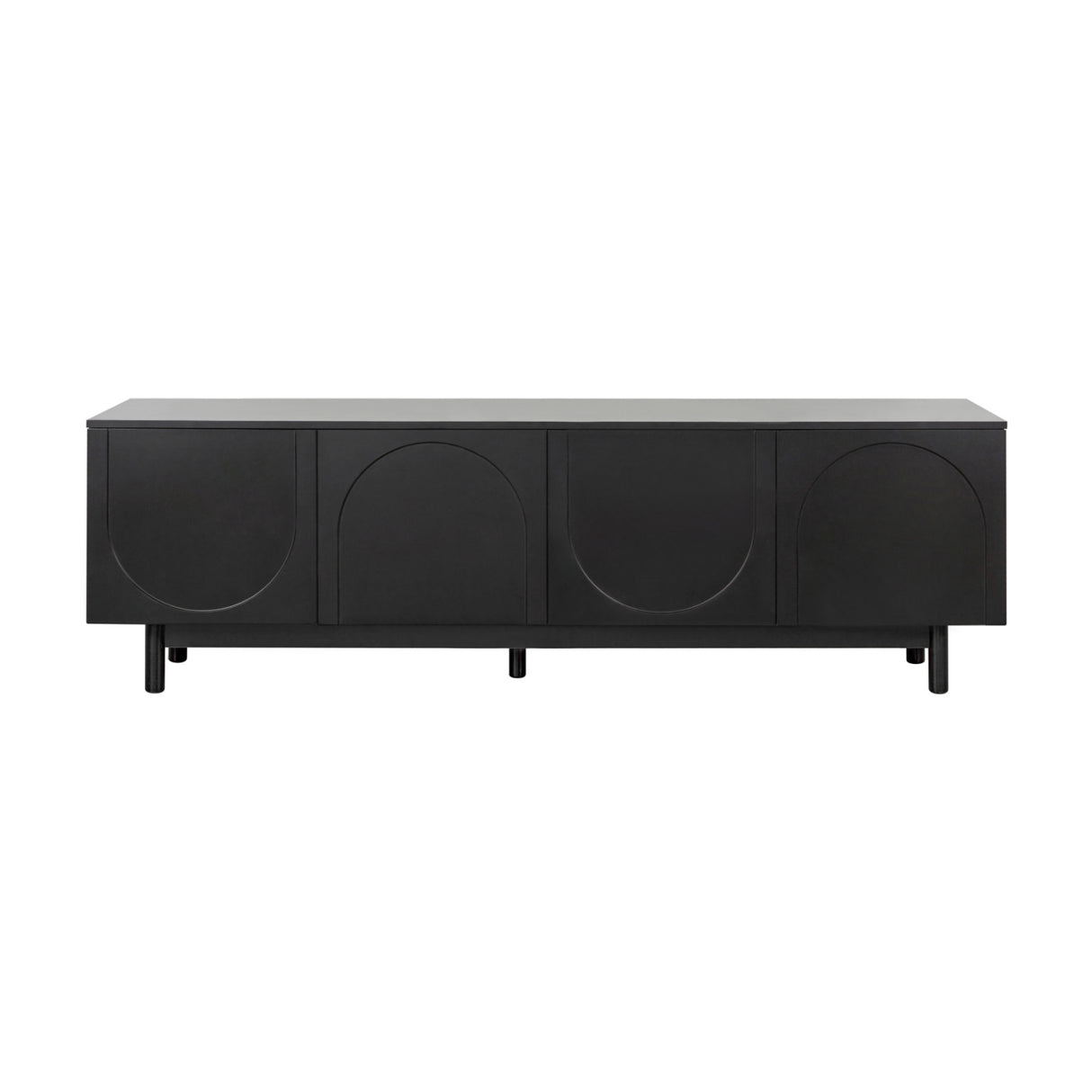 Modern European furniture - 78" TV Stand with Arch Cabinet Media Unit - www.oroa.com