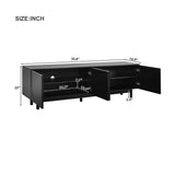 Modern European furniture - 78" TV Stand with Arch Cabinet Media Unit - www.oroa.com