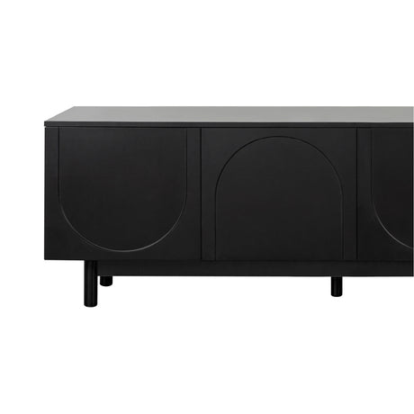 Modern European furniture - 78" TV Stand with Arch Cabinet Media Unit - www.oroa.com