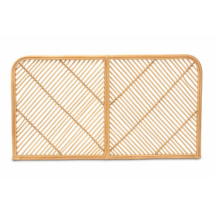 Modern European furniture - Natural Rattan Queen Size Headboard - www.oroa.com