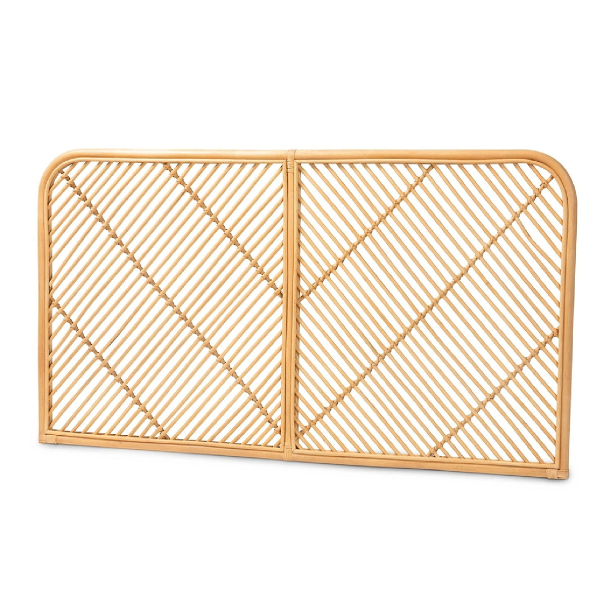 Modern European furniture - Natural Rattan Queen Size Headboard - www.oroa.com