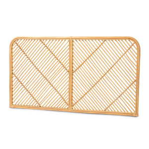 Modern European furniture - Natural Rattan Queen Size Headboard - www.oroa.com
