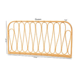 Modern European furniture - Rattan Rods Queen Sized Headboard - www.oroa.com