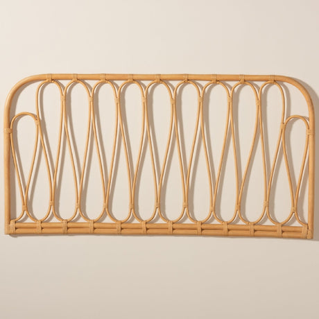Modern European furniture - Rattan Rods Queen Sized Headboard - www.oroa.com