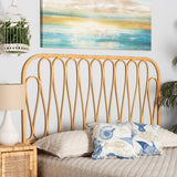 Modern European furniture - Rattan Rods Queen Sized Headboard - www.oroa.com