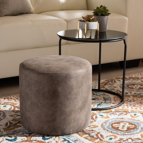 Black End Table & Ottoman Set | Novi Living Kira