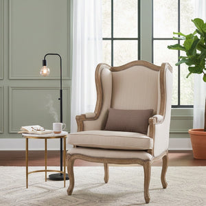 Wooden French Provincial Accent Chair | Bali Loom Oreille | Oroa.com