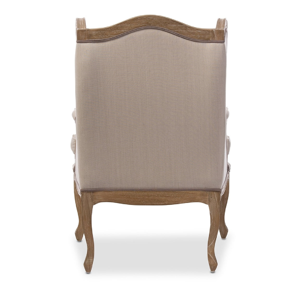 Wooden French Provincial Accent Chair | Bali Loom Oreille | Oroa.com