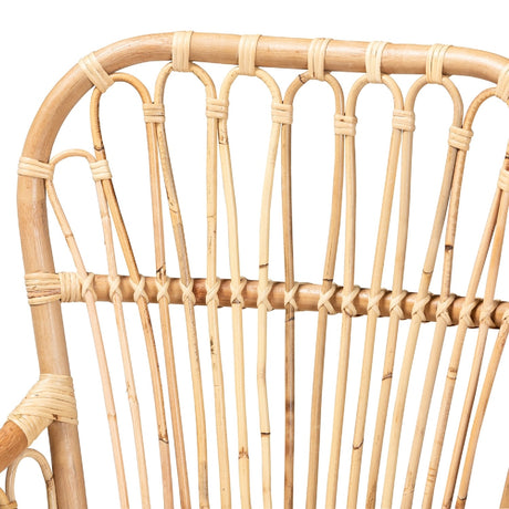 Modern European furniture - Handmade Rattan Accent Chair - www.oroa.com
