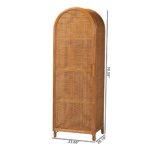   Modern European furniture - Arched Rattan Accent Cabinet - www.oroa.com | Oroa.com
