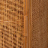 Modern European furniture - Arched Rattan Accent Cabinet - www.oroa.com