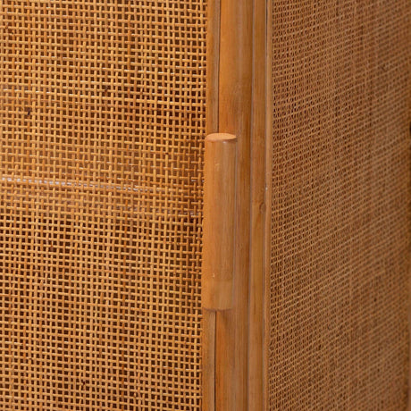 Modern European furniture - Arched Rattan Accent Cabinet - www.oroa.com