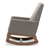 Modern European furniture - Fabric Upholstered Rocking Chair - www.oroa.com