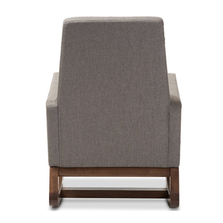 Modern European furniture - Fabric Upholstered Rocking Chair - www.oroa.com