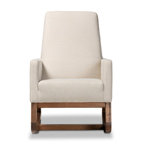 Modern European furniture - Fabric Upholstered Rocking Chair - www.oroa.com