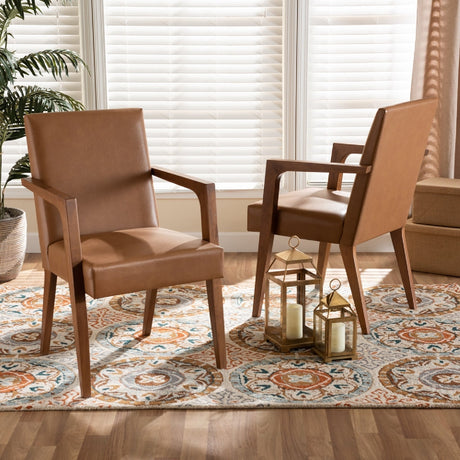 Modern European furniture - Solid Wood Framed Accent Chairs 2 - www.oroa.com