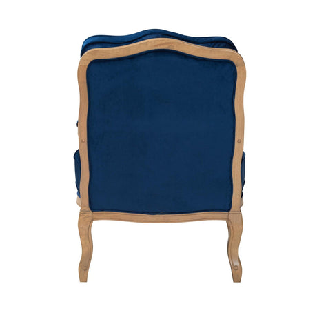 Modern European furniture - Blue Fabric Accent Chair - www.oroa.com