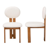 Modern European furniture - Boucle Japandi Dining Chairs 2 - www.oroa.com