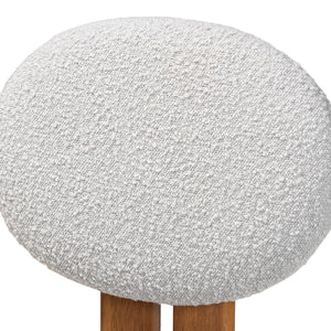 Boucle Japandi Dining Chairs 2 | Bali Loom Kacela | Oroa.com