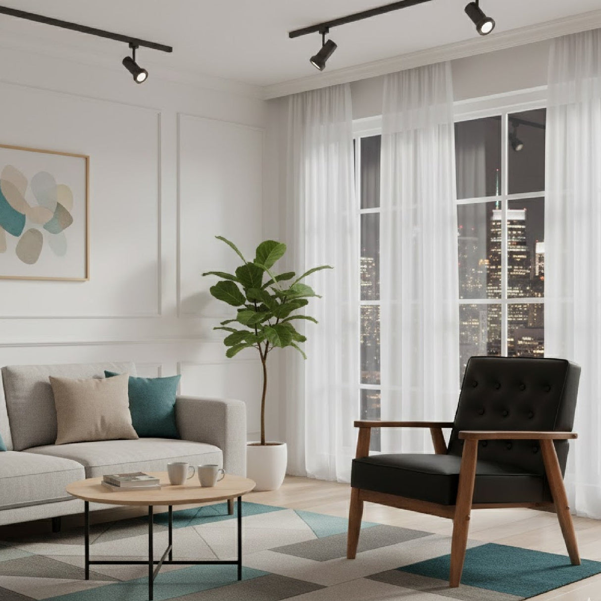 Button Tufted Lounge Chair | Bali Loom Sorrento 1 | Oroa.com