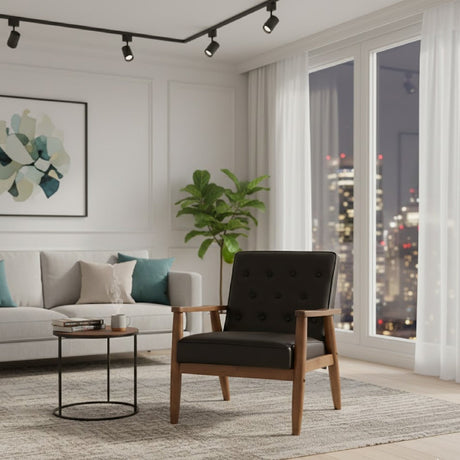 Modern European furniture - Button Tufted Lounge Chair - www.oroa.com